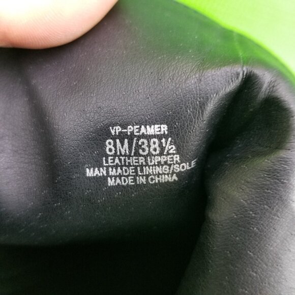 ✅Vince Camuto PEAMER Black Leather Ankle Booties W/Strap Womens 8M Western Style - Picture 4 of 11